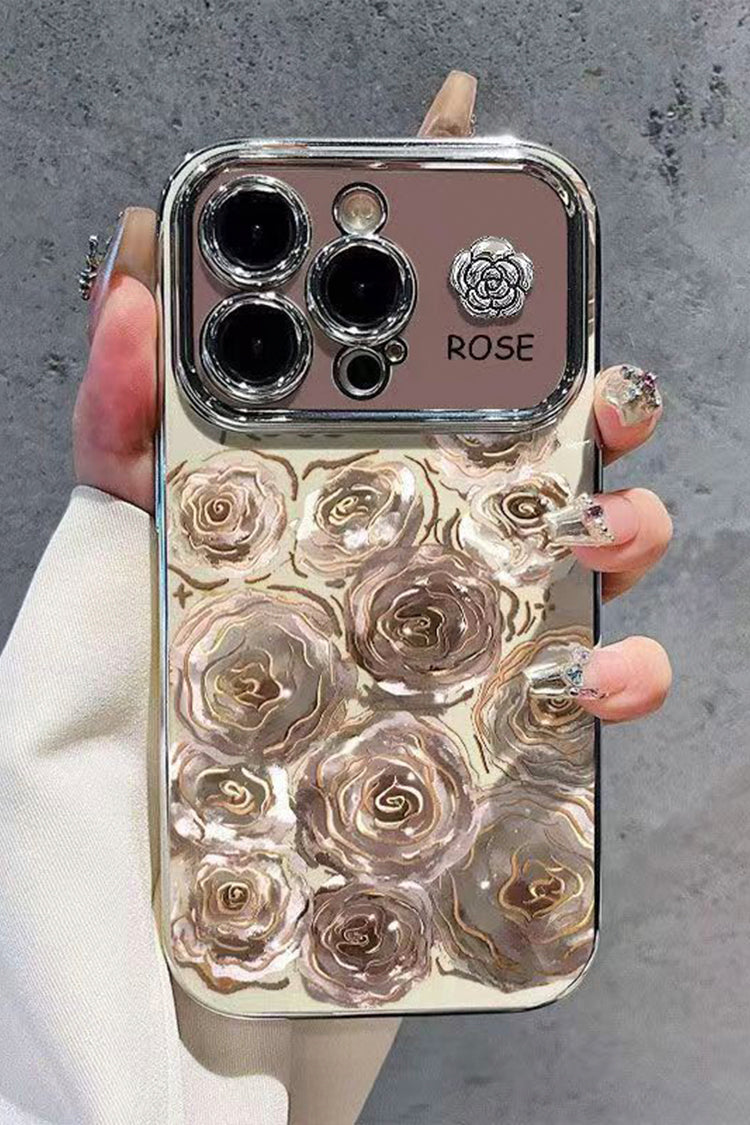 Golden Rose Phone Case | floral phone case
