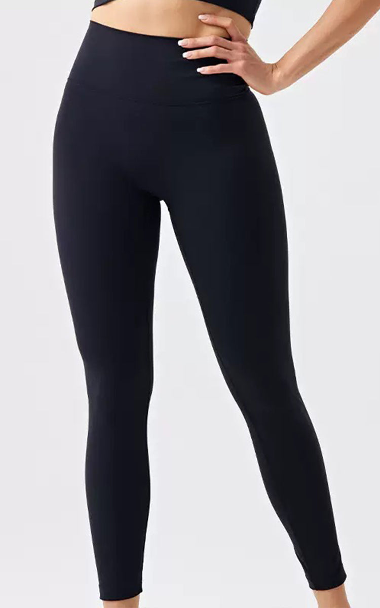 Recycled High Waist Energy Legging | Black Legging | HalfHalf Active