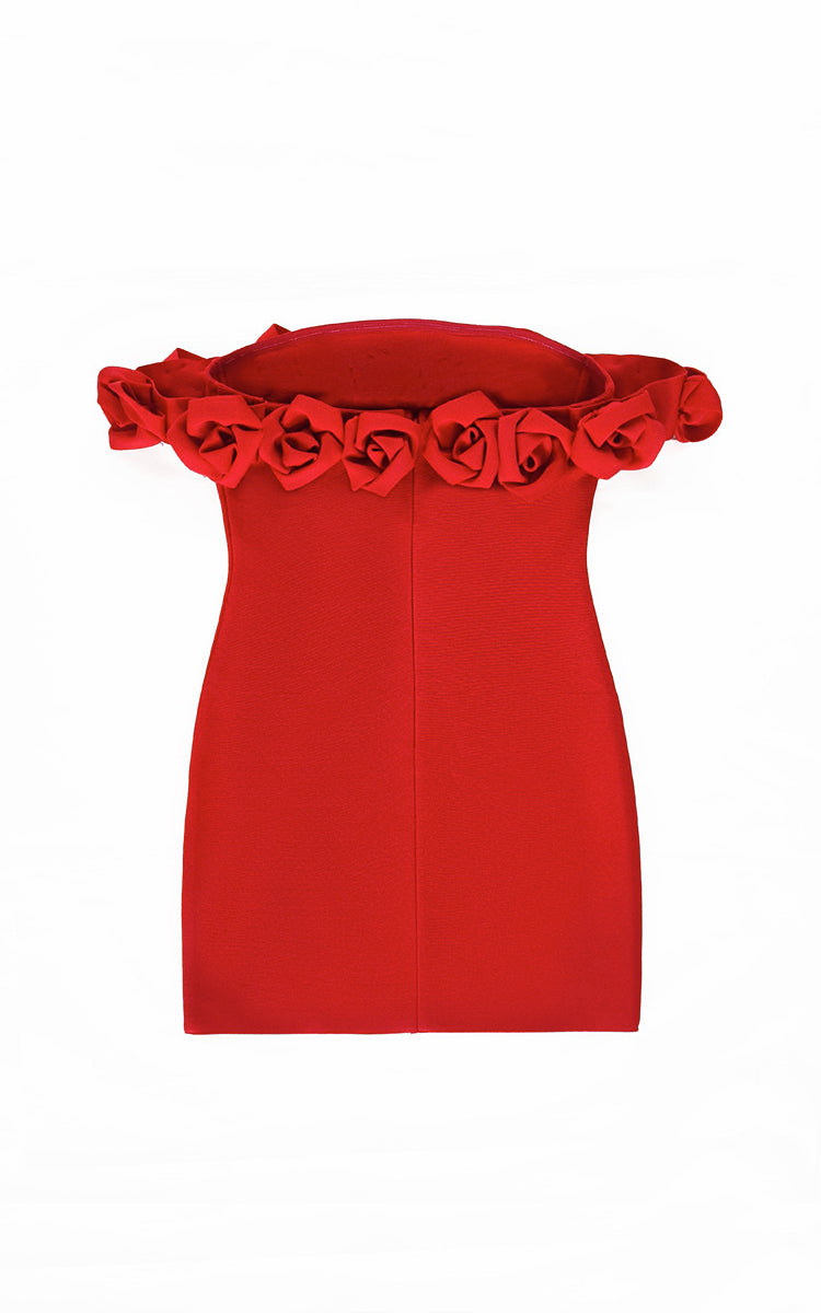 RED ROSE REVELRY DRESS